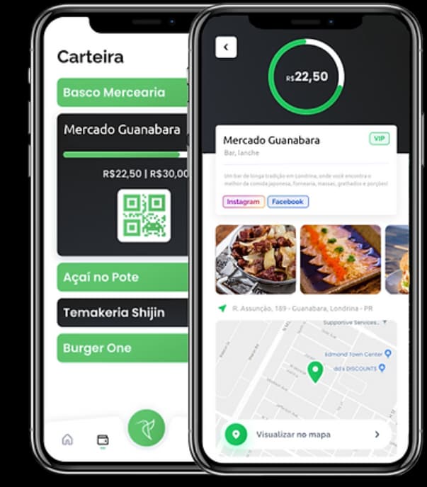imagem que representa dois celulares